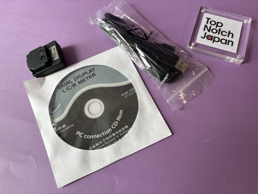 USB Conversion Case and CD-ROM for LCR Meter DE-5000 New