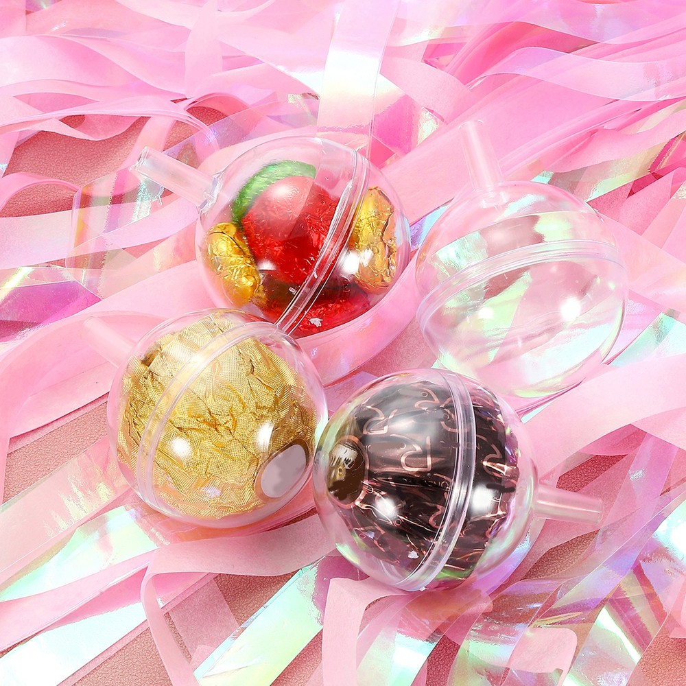 15pcs Clear Chocolate Holder Candy Ball Holder