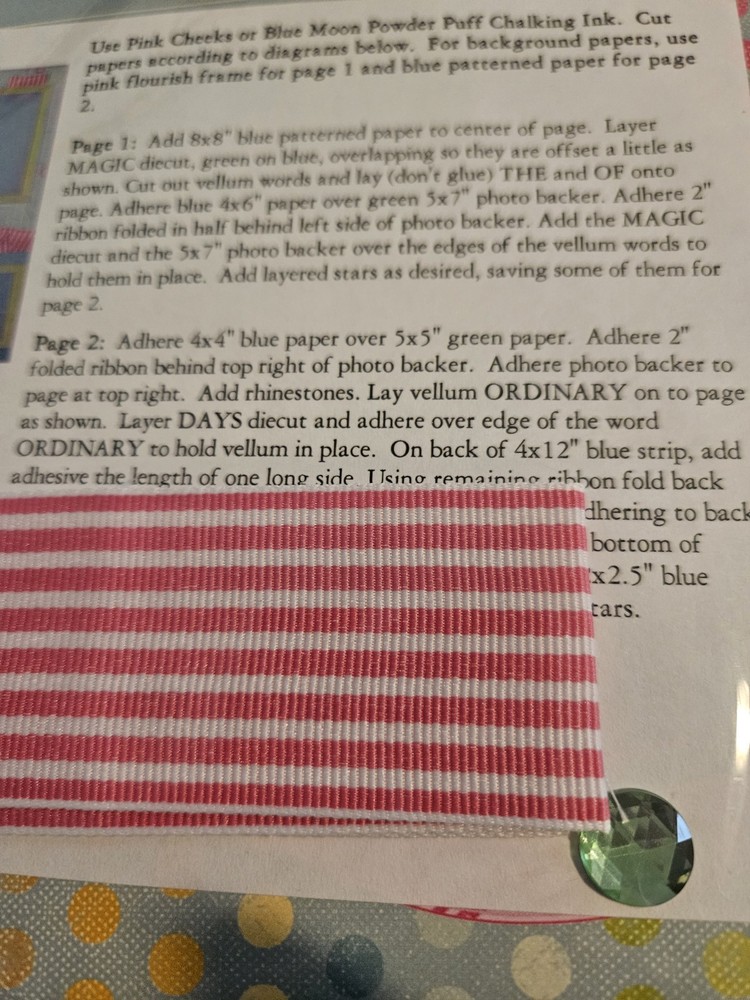 Quick Quotes Scrapbook kit The Magic