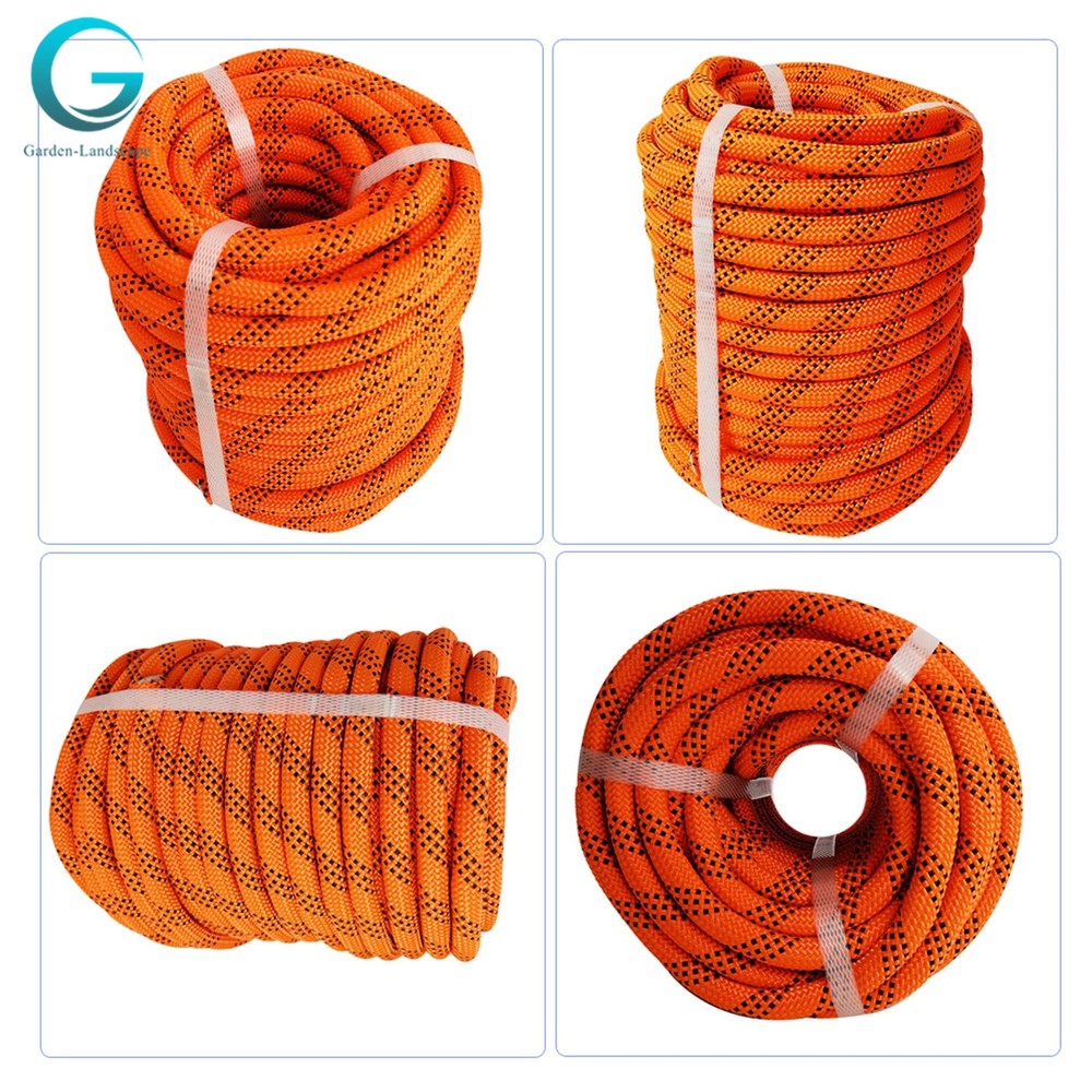 Double Braid Polyester Rope Arborist Bull Tree Rigging Work Utility 1/2" 100ft