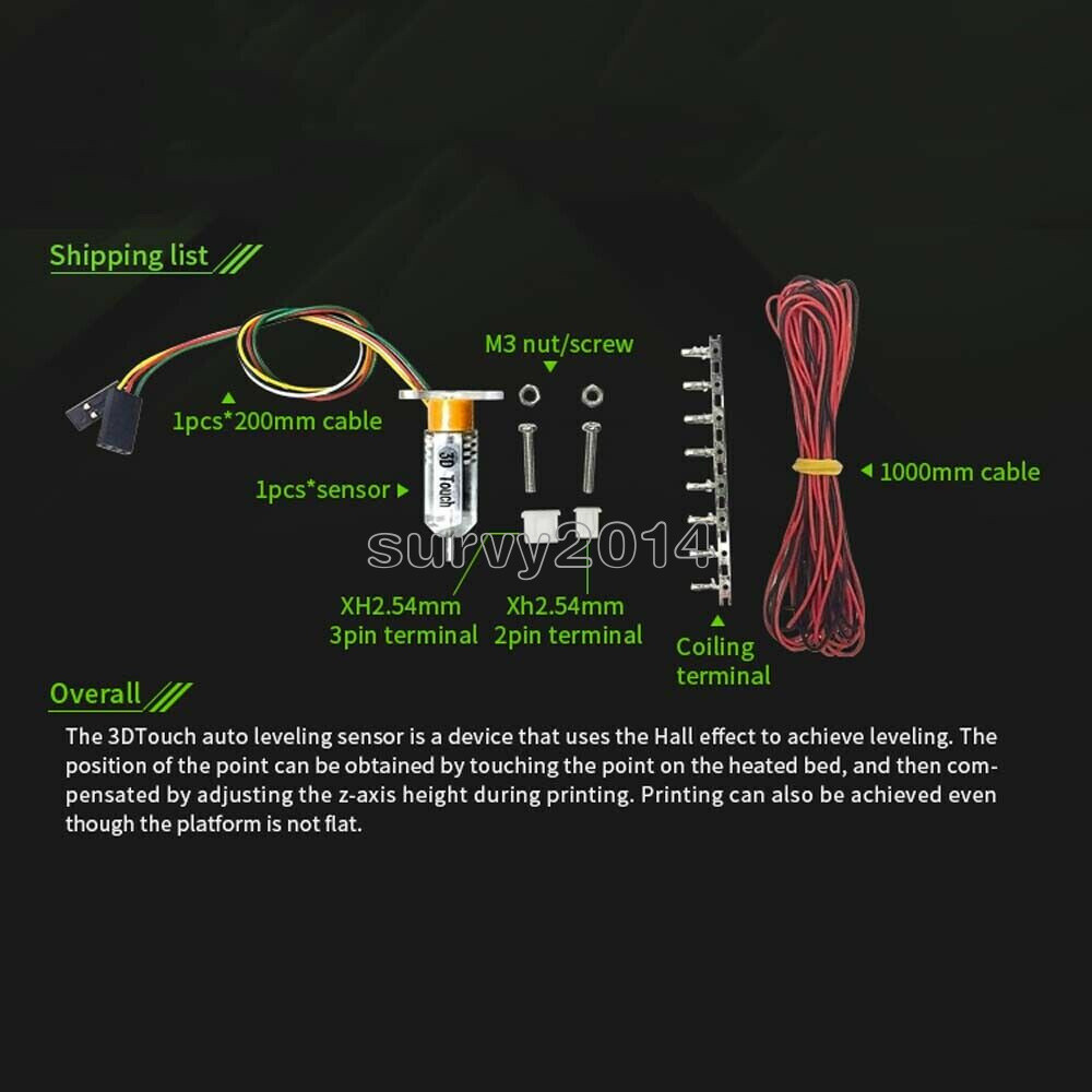 3D BLTouch V3.0 Auto Leveling Sensor Kit BL Touch Sensor For Ender 3 Pro NEW
