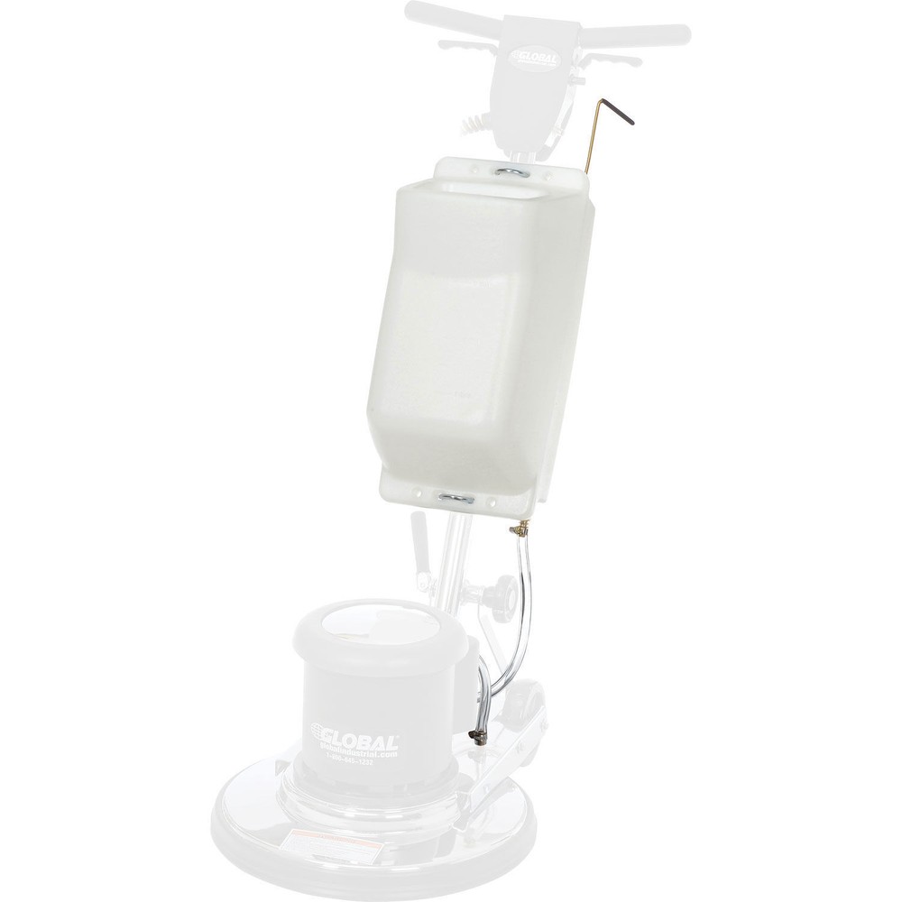 4 Gallon Solution Tank for Floor Machines External Mount Plastic