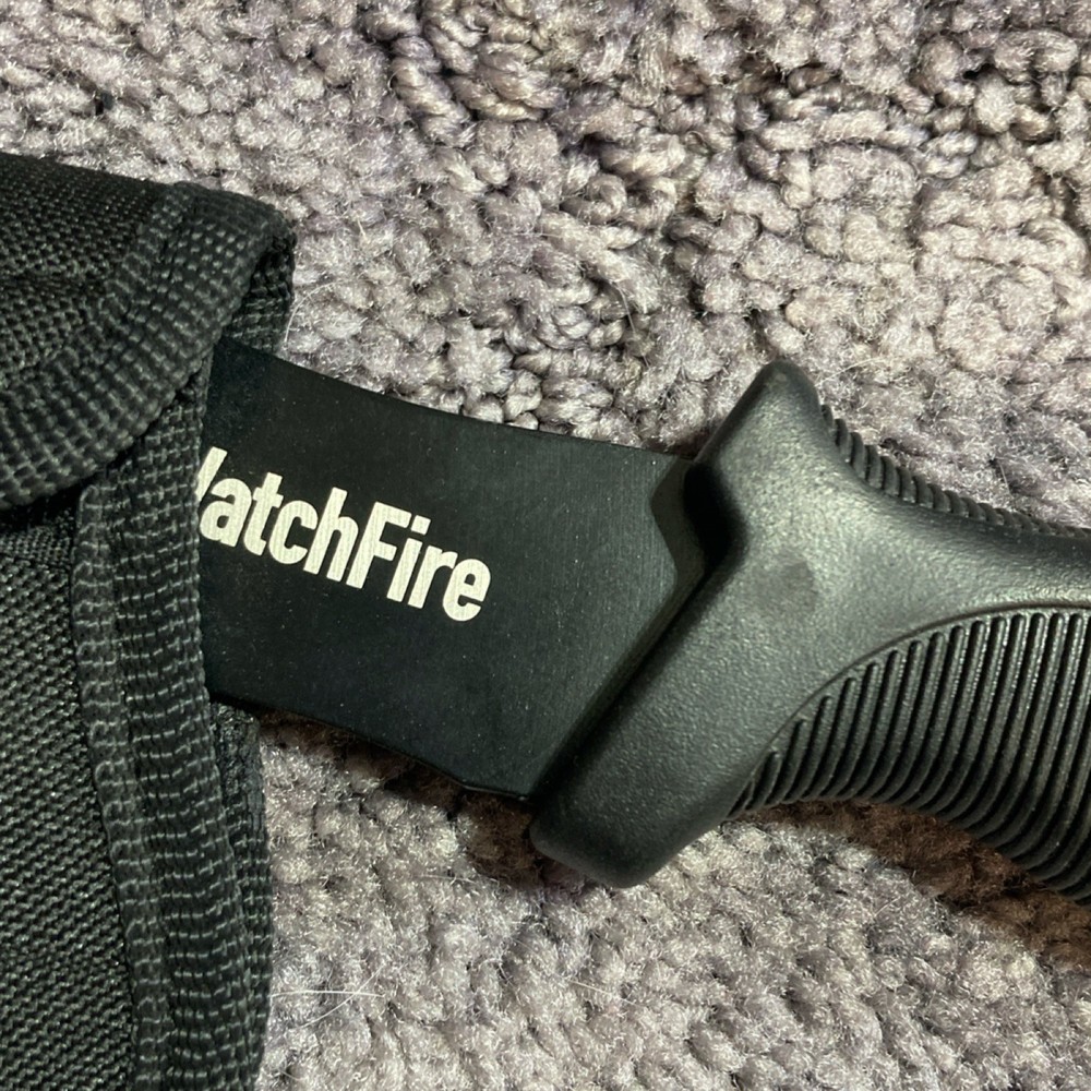 WatchFire Black Hatchet with Blade Guard and Plastic Handle