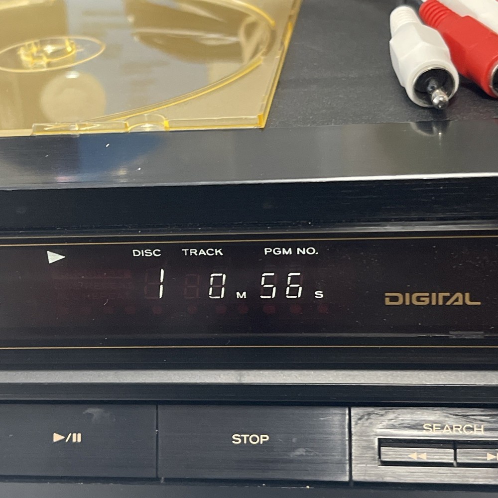 TESTED TEAC PD-800M CD Multi Player 6 Disc 3 Beam Laserdiode + Magazine BUNDLE
