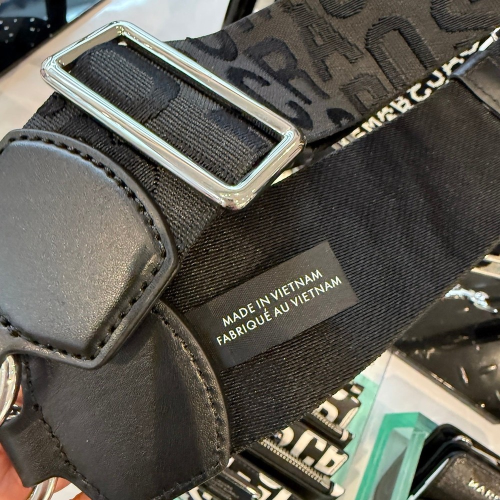 MARC JACOBS Logo Webbing Strap (Bag Belt) 2 inch $85