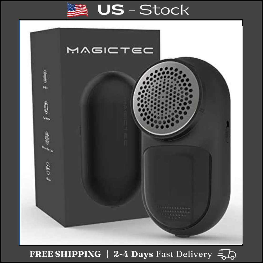 Magictec Rechargeable Fabric Shaver - Black