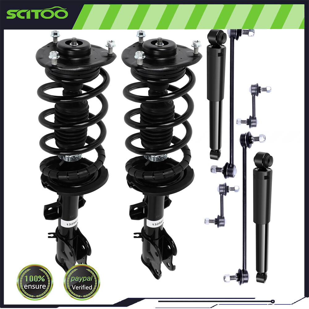 For 2011 2012 2013 Kia Sorento Front Struts Rear Shock Absorbers Sway Bars Kit
