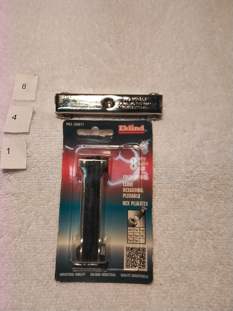 2pc EKLIND 20811-22461 8PC SAE- 6pc TOOl Kit