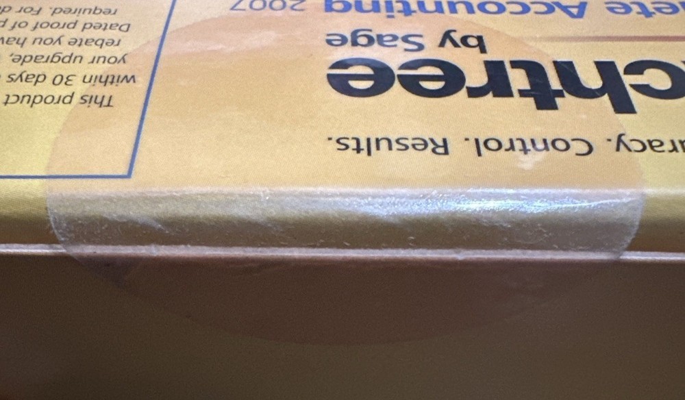 Peachtree Complete Accounting 2007 Sage Sealed Education Version PC