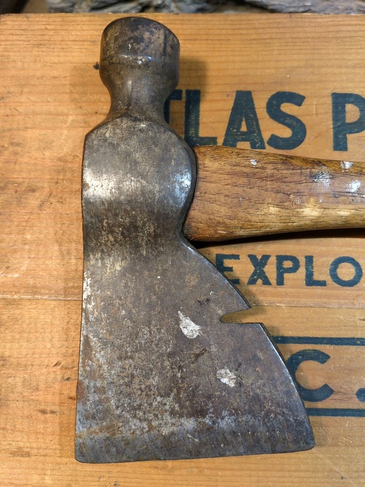 Vintage Germantown Tool Works Half Hatchet/Axe, Original Octagon Handle
