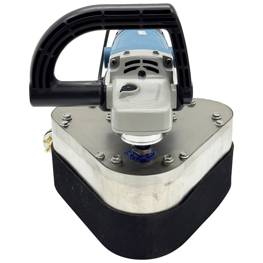 220V Handheld Three-head Dust-free Grinding Machine Edge Trimming Grinder 1PH