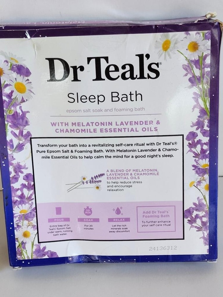 Dr Teals Epsom Salt Lavender & Chamomile Plus Foaming Bath Oils