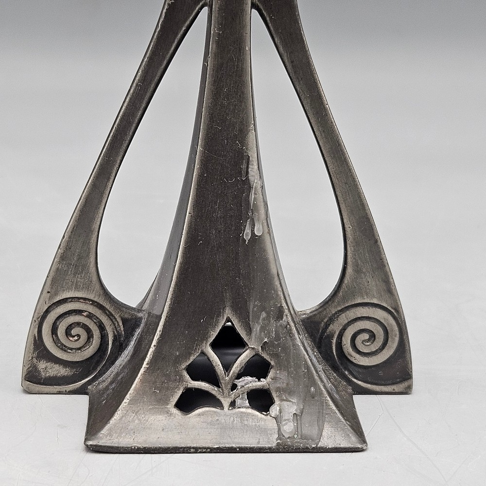 Art Nouveau WMF Pewter Candlestick