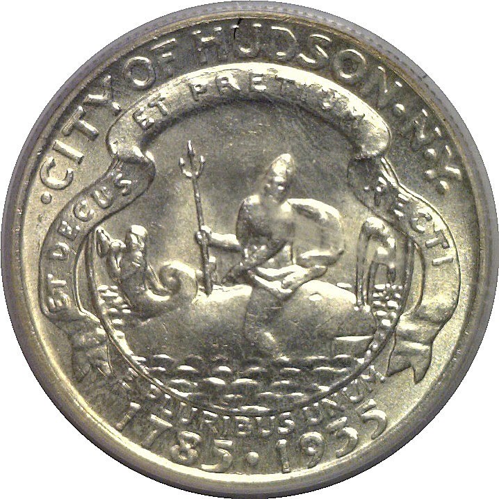 1935 Hudson Commemorative Half Dollar PCGS MS-64