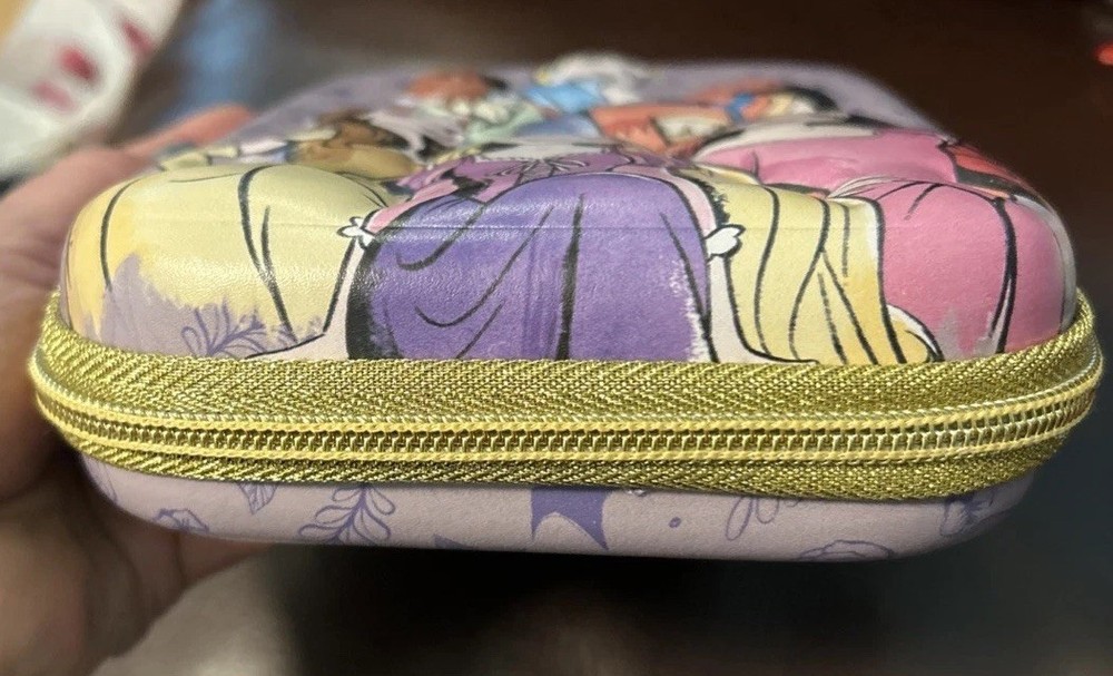 Disney Princess Hard Shell Zip Closure Pencil Case