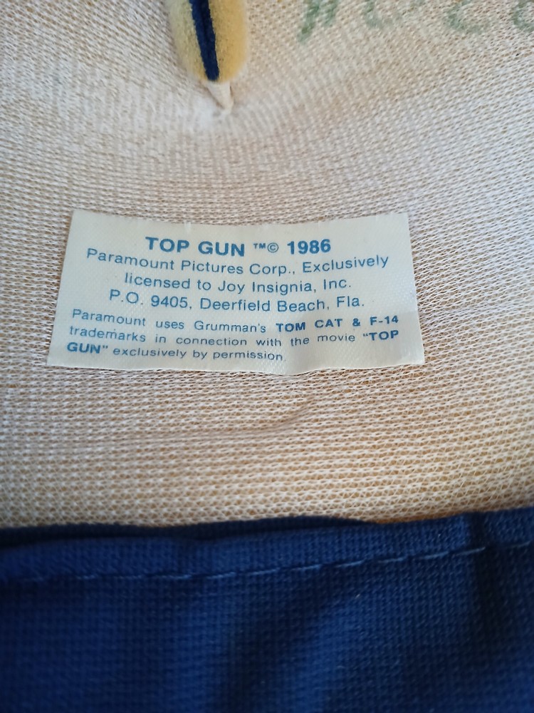 Top Gun Hat, 1986 - Used