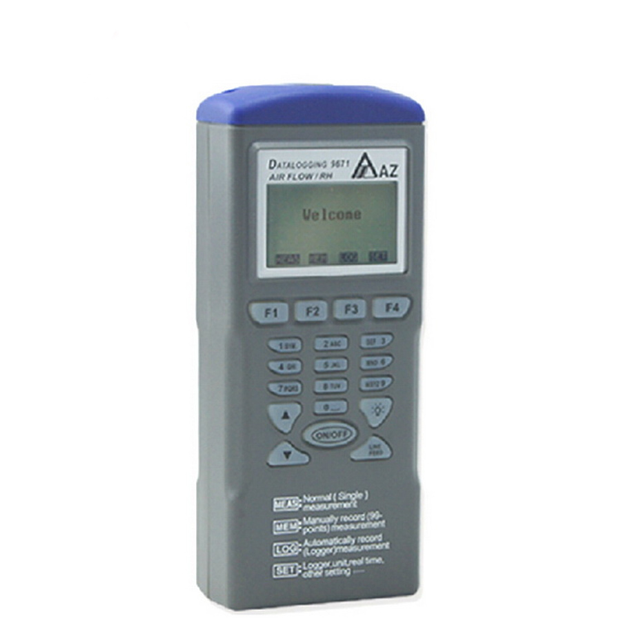 AZ-9671 Digital Anemometer Data Logger with Programmer✦Kd