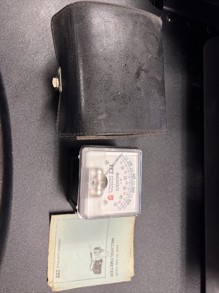 Vintage General Controls Millivoltmeter
