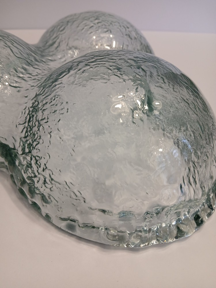 MCM GREEN GLASS DISH