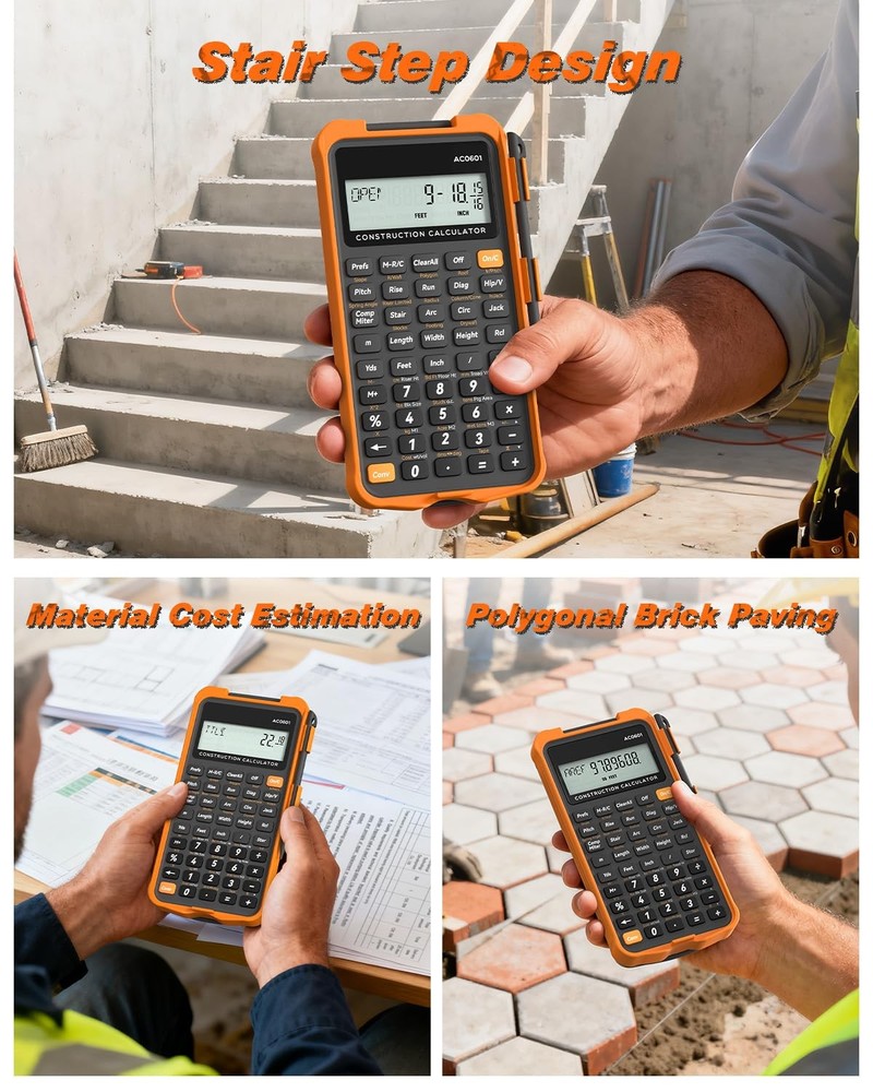 Construction Calculator with Writing Tablet Industrial & Scientific Engineeri...