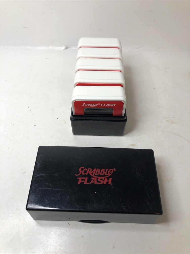 Scrabble Flash Game Complete and Tested w/Tiles, Box, & Manual