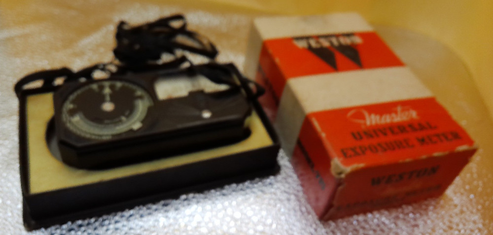 Weston master universal exposure meter in original box model 715