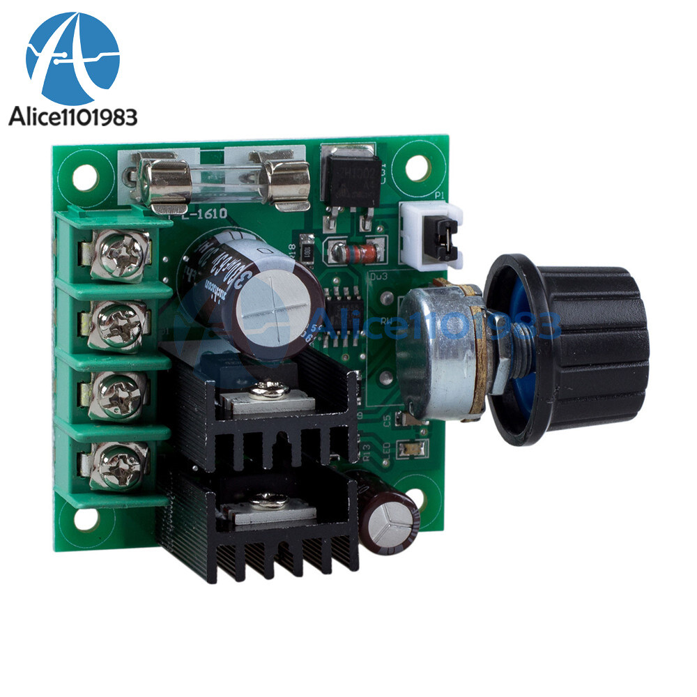 5PCS 12V~40V 10A PWM DC Motor Speed Control Switch Controller Regulator Dimmer