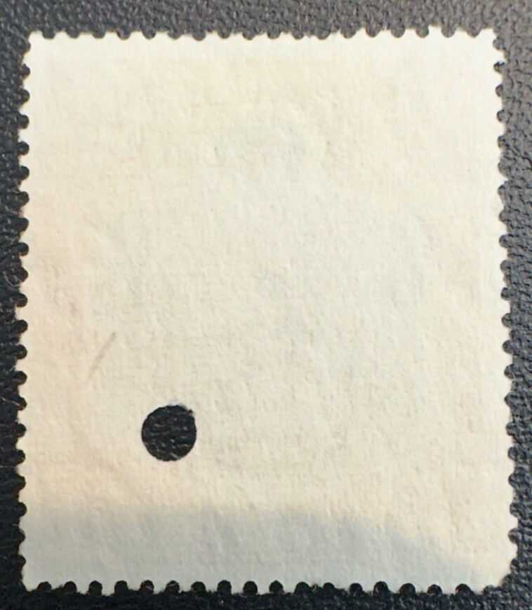 Bermuta Stamp #127 Punch Cancel 12/6