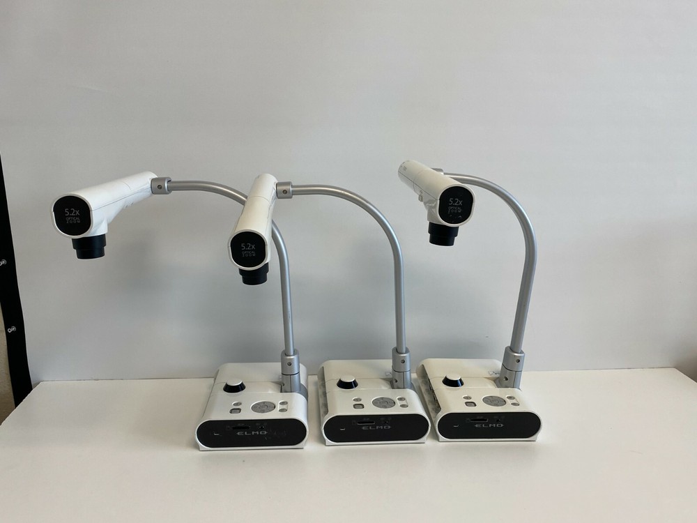 Lot #21: Lot of 3 Elmo TT-02RX Interactive Document Camera