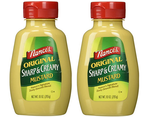 Nance's Original Sharp & Creamy Mustard (Pack of 2) 10 oz Squeeze Bottles