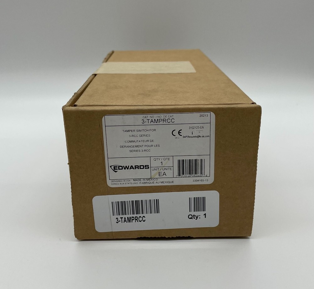 Edwards 3-TAMPRCC - Same Day Shipping (SEALED)