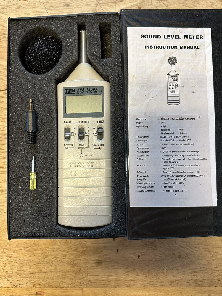 TES 1350A Sound Meter
