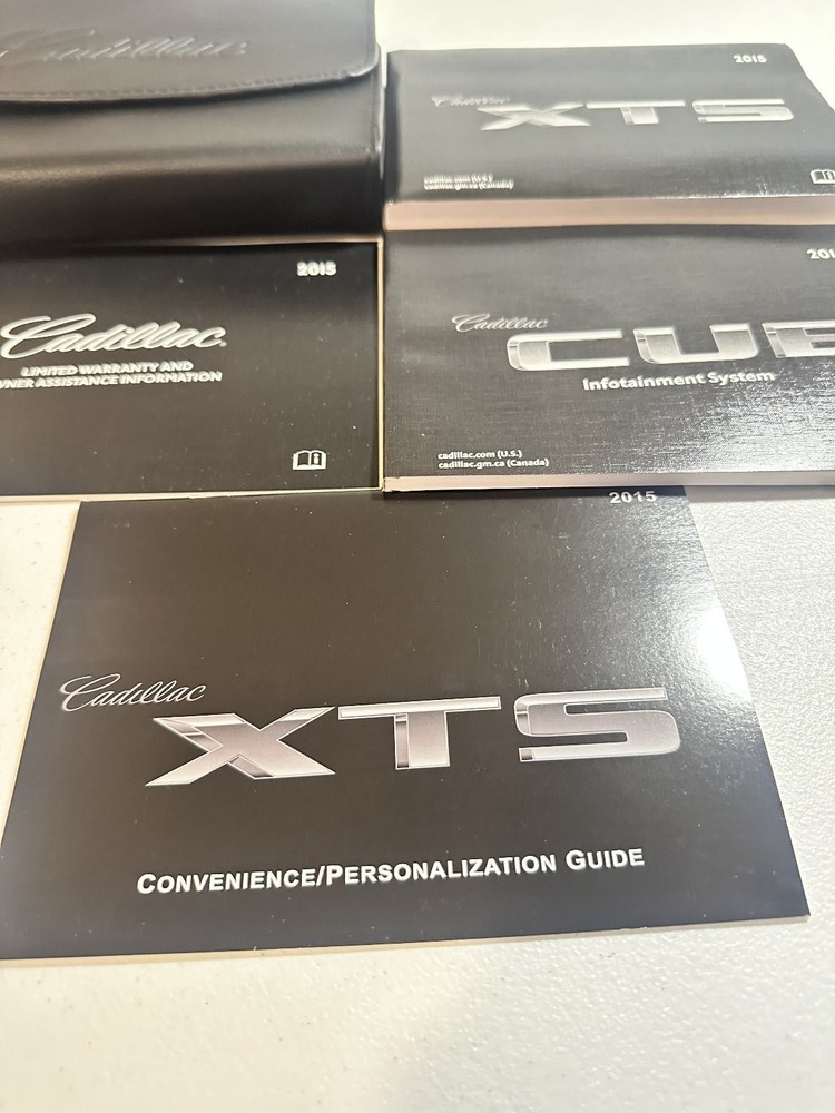 Cadillac XTS Owner's Manual Set 2015