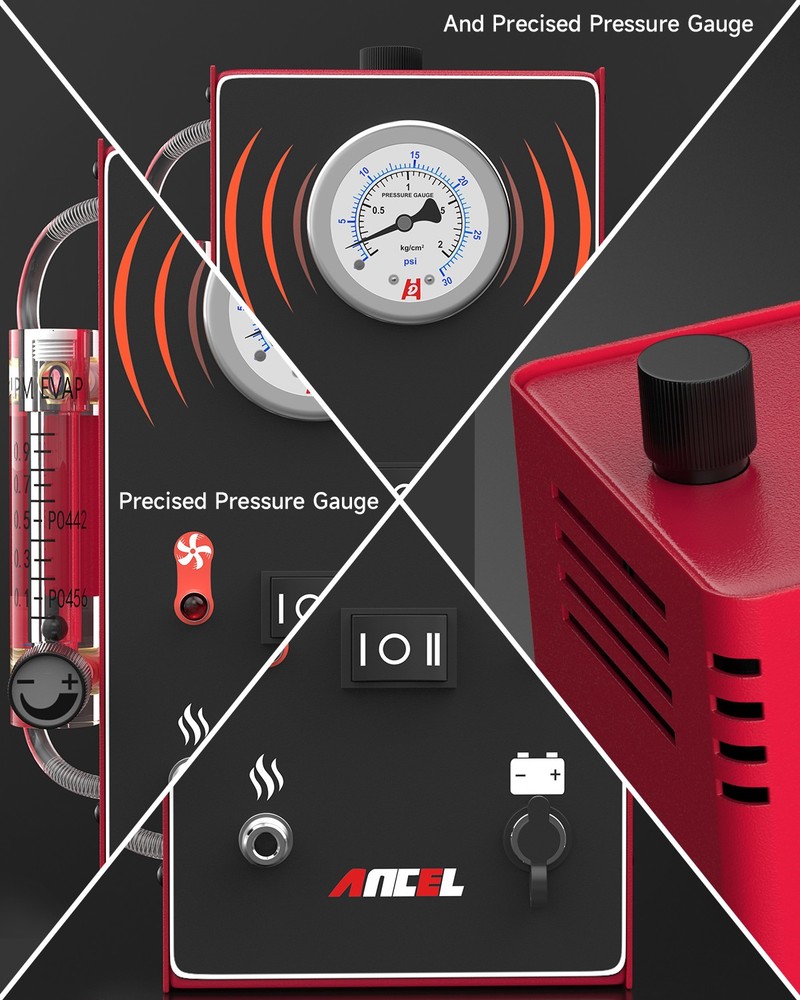 EVAP Machine Smoke Leak Detector Car Pipe Leakage Analyzer Fuel Tank System Tool
