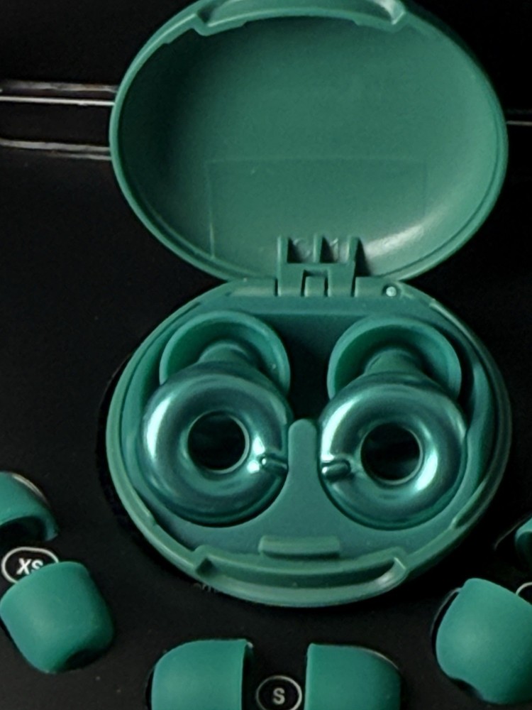 Loop Switch 2 Noise Reducing Ear Plugs 3 Relief Modes Emerald Green New Open