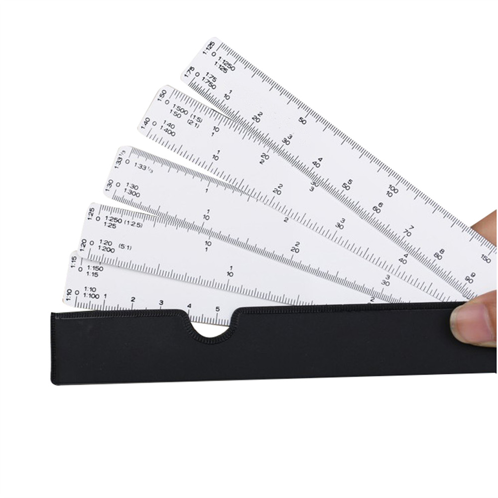 Scale Ruler Shape Multifunctional Parts Replacement Ruler Scale Shape Tools