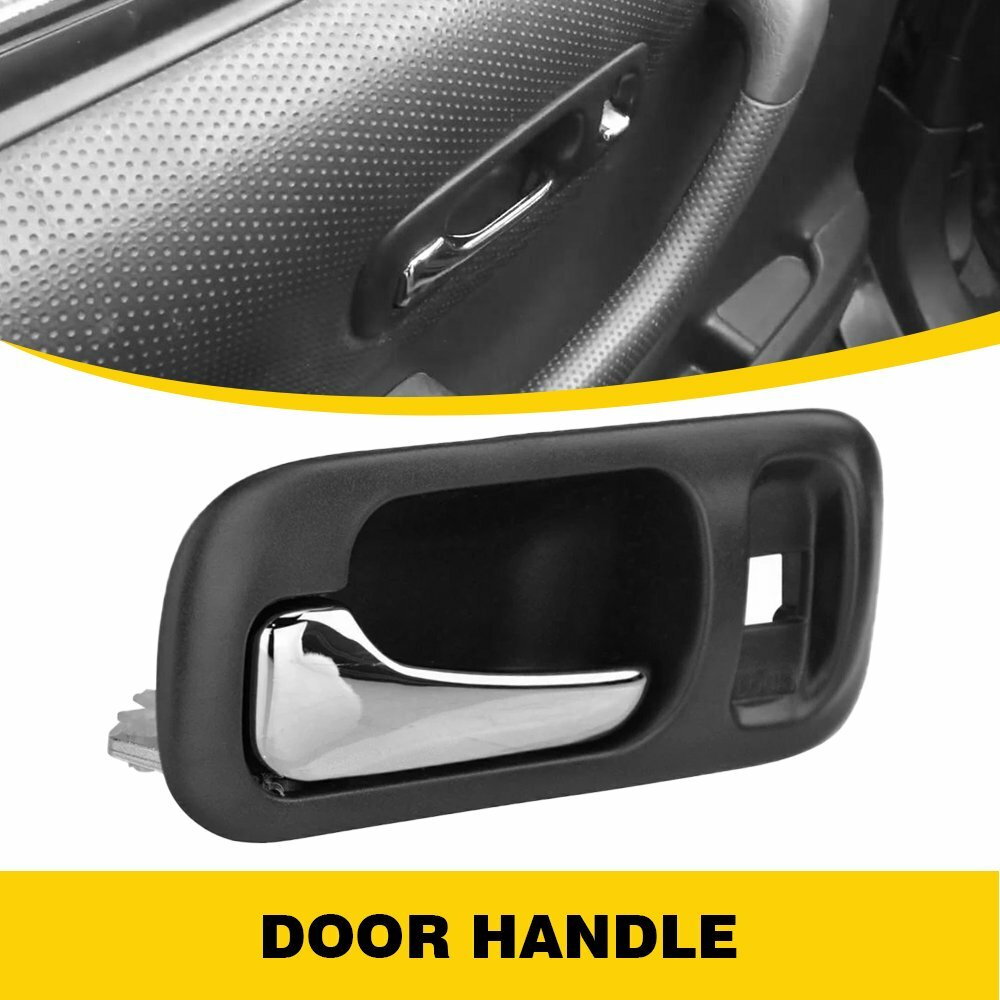 Fit Honda CRV 97-01 Inside Interior Door Handle Front Left Driver Side Black EAH
