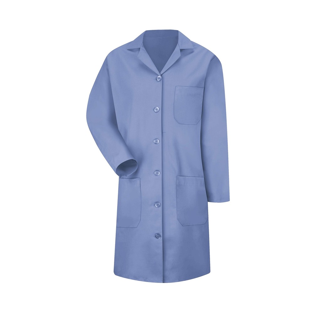 Red Kap Women's Lab Coat Small Light Blue