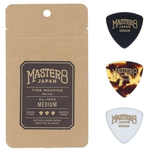 MASTER8 CL-1970 MEDIUM Picks Aged Finish 3-Pack