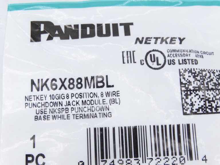 PANDUIT NK6X88MBL CONNECTOR