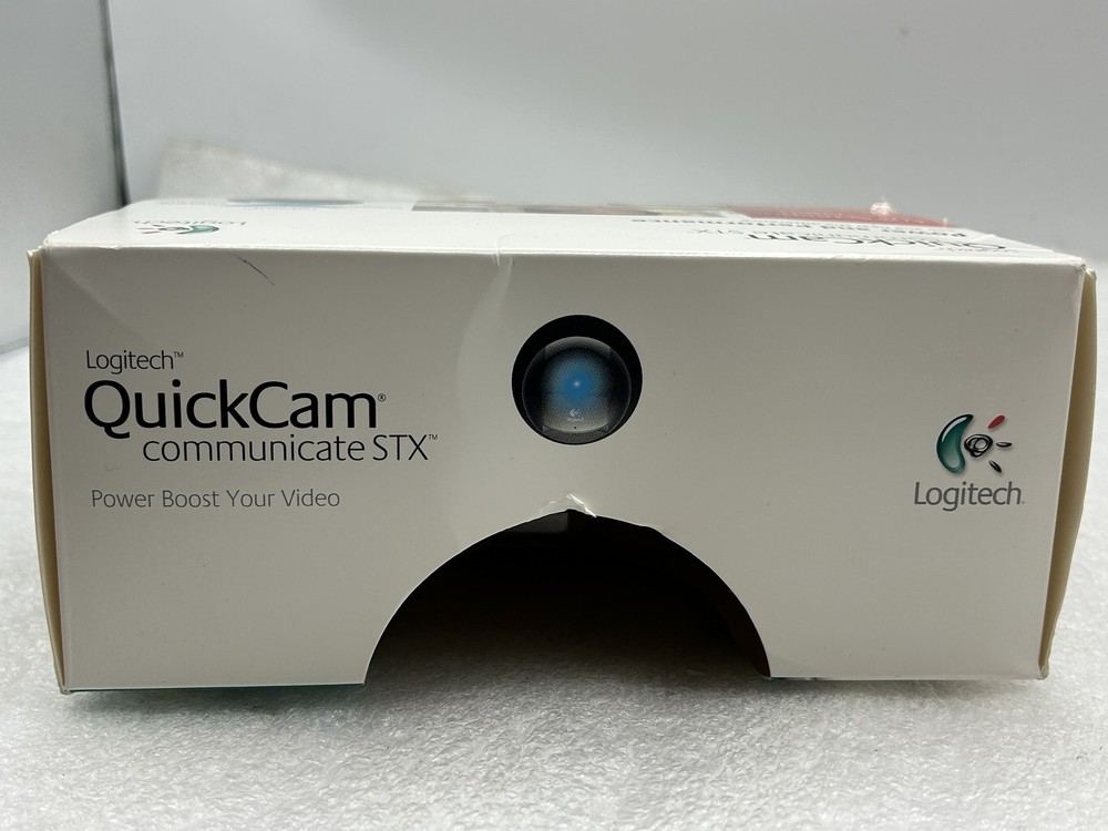 Logitech Quickcam Communicate STX Webcam For PC Computer Virtual School Class