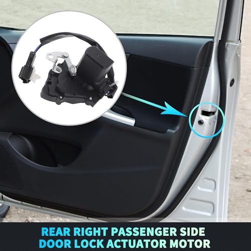 Replacement Rear Right Passenger Side Power Door Lock Actuator Motor with