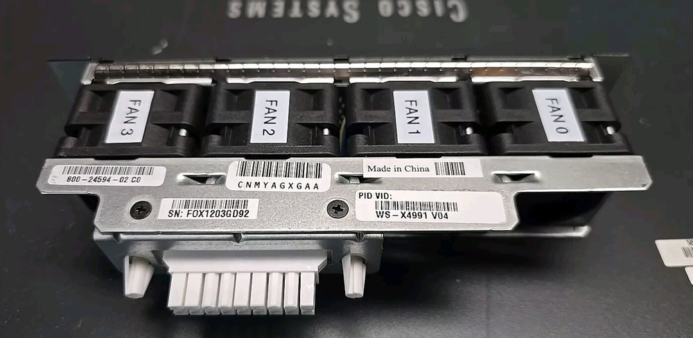 Genuine Cisco Catalyst Fan Tray WS-X4991 Module Tested & Working Clean Unit
