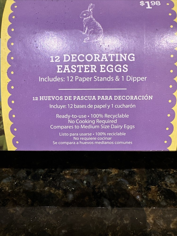 WILLIAMS SONOMA EASTER EGG DECORATING KIT & 12 DECORATING EASTER EGGS