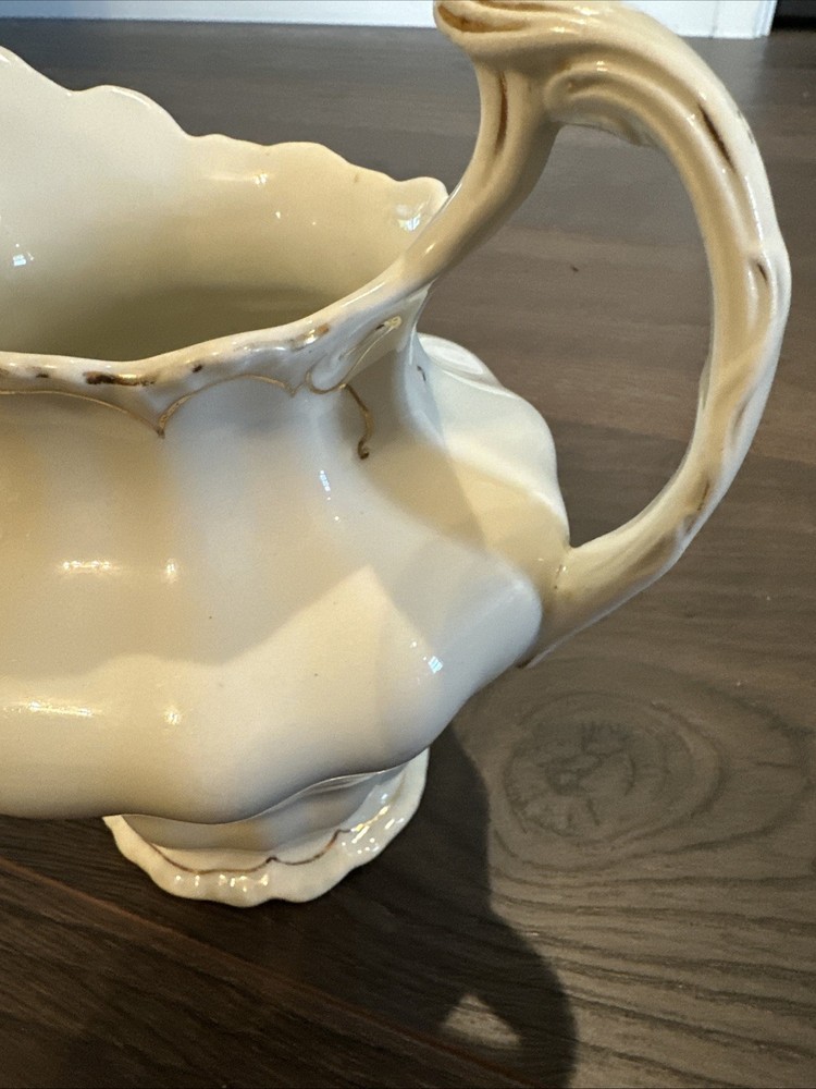 Vintage English Haddock and Sons Ceramic Pitcher 6"