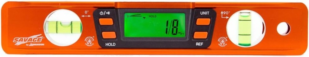 Savage 9-Inch Digital Level - Accurate Automatic Operation & Easy Readability
