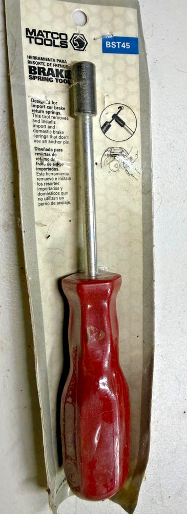 MATCO TOOLS BRAKE SPRING TOOL BST45