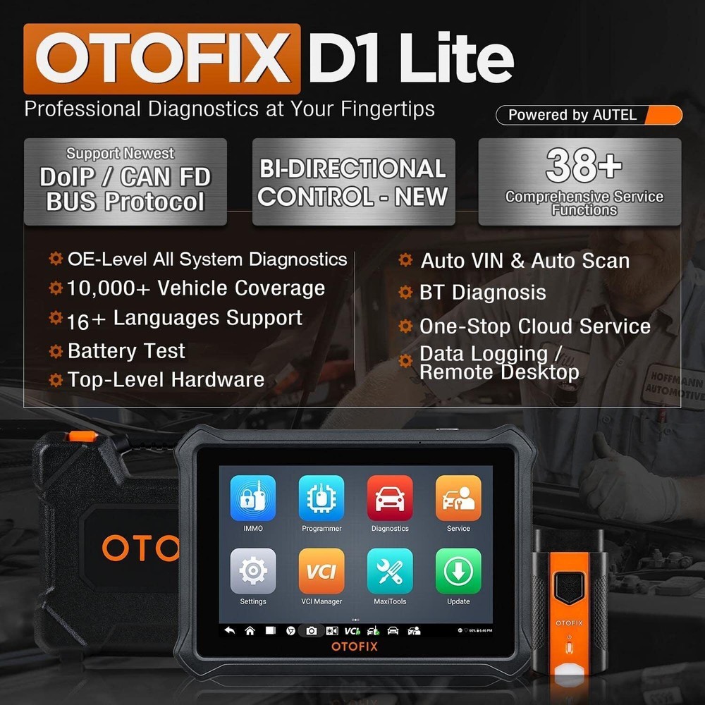 2025 OTOFIX D1 Lite Car Bidirectional Scanner Auto Full System Diagnostic Tool