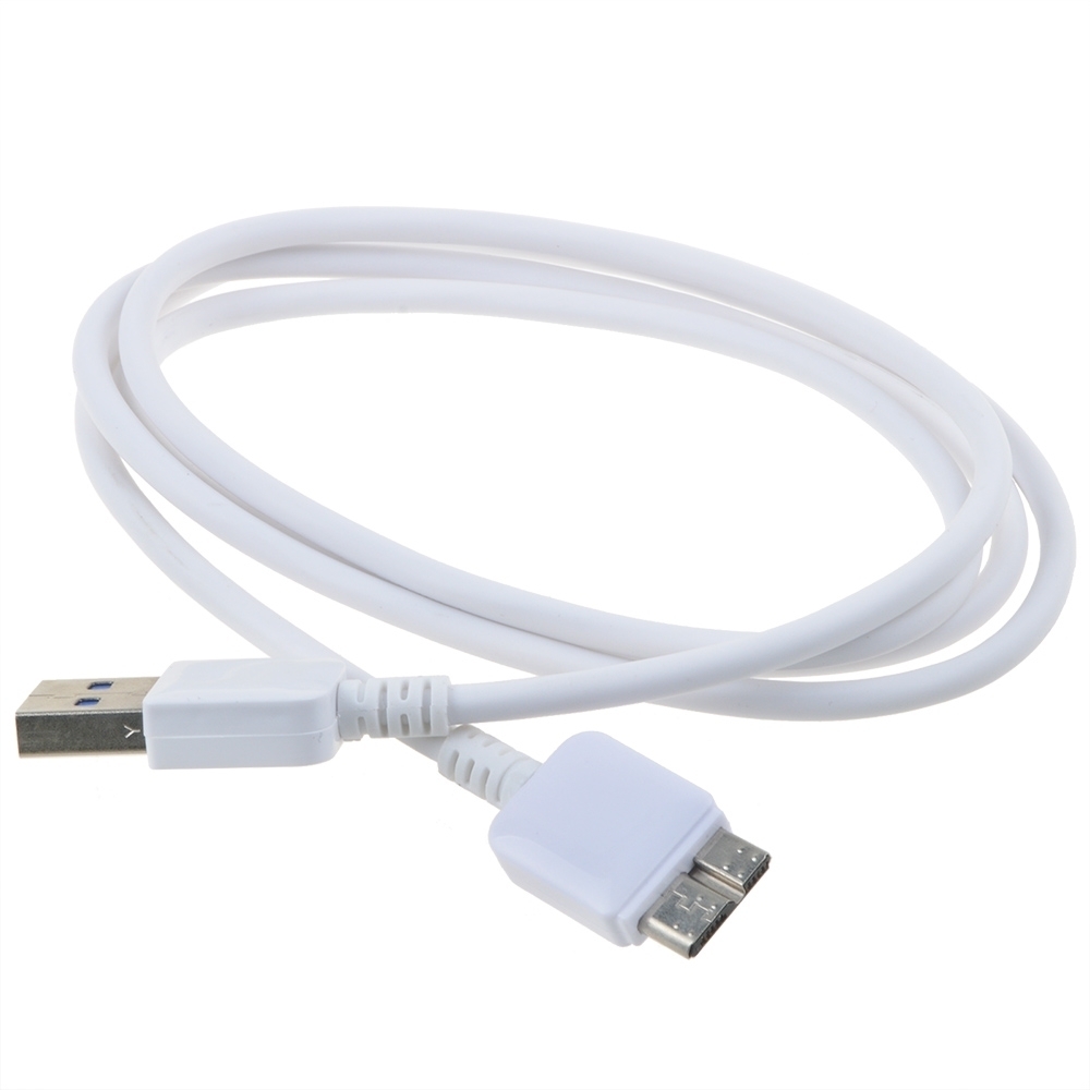 White USB 3.0 Data Cable Power Cord for Seagate SRD00F1 SRDOOF1 1TB Hard Disk