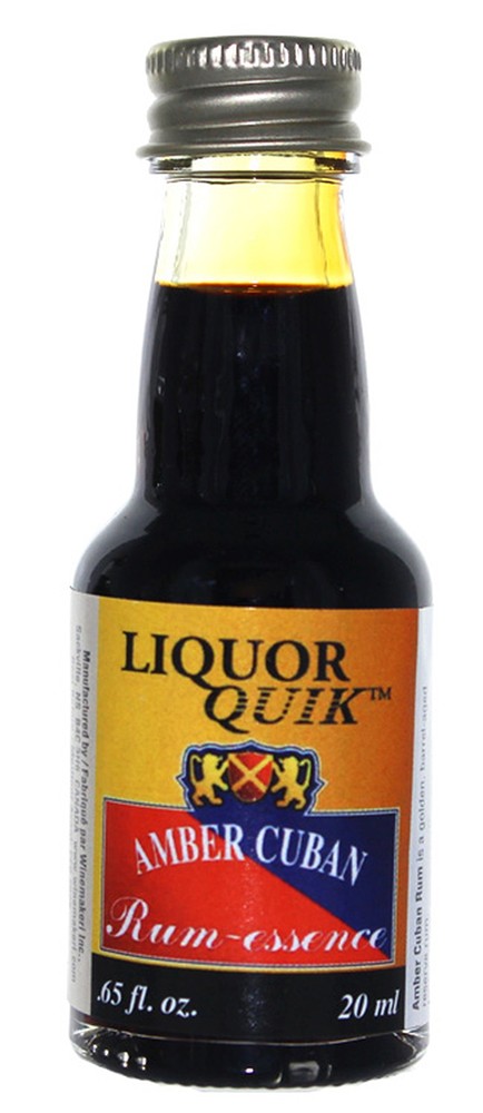 Liquor Quik Natural Rum Essence 20 mL (Amber Cuban Rum)